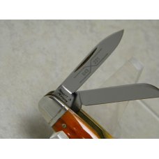Schatt & Morgan Titusville PA 043221 Orange Bone Whittler Knife c.1994 Schatt & Morgan Titusville PA 043221 Orange Bone Whittler Knife c.1994