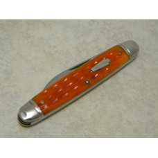 Schatt & Morgan Titusville PA 043221 Orange Bone Whittler Knife c.1994 Schatt & Morgan Titusville PA 043221 Orange Bone Whittler Knife c.1994