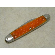 Schatt & Morgan Titusville PA 043221 Orange Bone Whittler Knife c.1994 Schatt & Morgan Titusville PA 043221 Orange Bone Whittler Knife c.1994