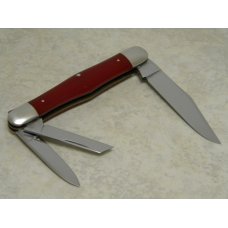 Queen Steel Made in USA Red PCR3 Whittler Knife c.1998 Queen Steel Made in USA Red PCR3 Whittler Knife c.1998