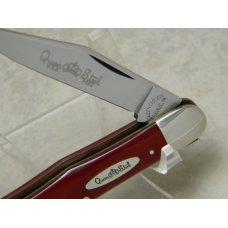 Queen Steel Made in USA Red PCR3 Whittler Knife c.1998 Queen Steel Made in USA Red PCR3 Whittler Knife c.1998