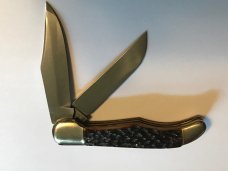 vintage 1970s WINCHESTER Solingen Germany etched blade folding hunter unused uncarried unsharpened vintage 1970s WINCHESTER Solingen Germany etched blade folding hunter unused uncarried unsharpened
