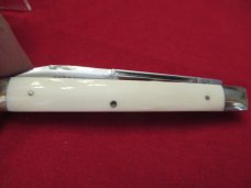 Queen Cutlery 1999 NKCA Youth Knife Green Bone Mini Trapper Queen Cutlery 1999 NKCA Youth Knife Green Bone Mini Trapper