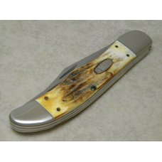 Case MM USA 2000 Stag 5265 SS Millennium Folding Hunter Knife Case MM USA 2000 Stag 5265 SS Millennium Folding Hunter Knife