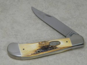 Case MM USA 2000 Stag 51100 SS Millennium Saddlehorn Knife