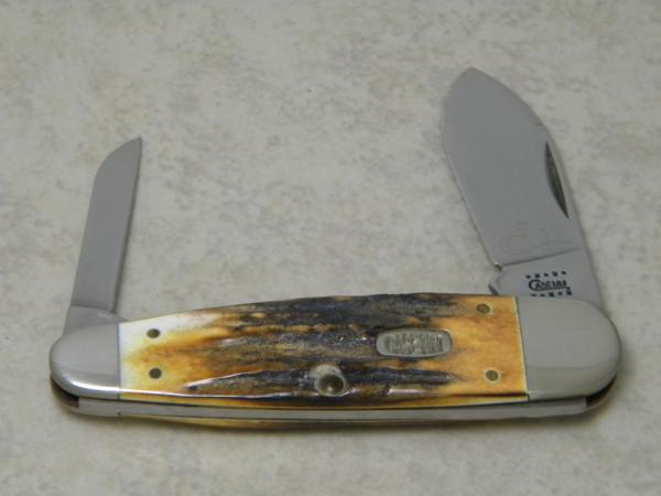 Case MM USA 2000 Stag 5270 SS Millennium Sleeveboard Sunfish Knife Case MM USA 2000 Stag 5270 SS Millennium Sleeveboard Sunfish Knife