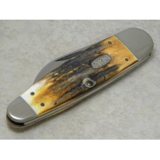 Case MM USA 2000 Stag 5270 SS Millennium Sleeveboard Sunfish Knife Case MM USA 2000 Stag 5270 SS Millennium Sleeveboard Sunfish Knife