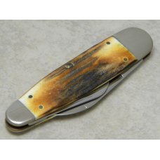 Case MM USA 2000 Stag 5270 SS Millennium Sleeveboard Sunfish Knife Case MM USA 2000 Stag 5270 SS Millennium Sleeveboard Sunfish Knife