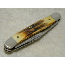 Case MM USA 2000 Stag 5347 WH SS Millennium Whittler Knife Case MM USA 2000 Stag 5347 WH SS Millennium Whittler Knife