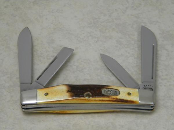 Case MM USA 2000 Stag 54052 SS Millennium Congress Knife Case MM USA 2000 Stag 54052 SS Millennium Congress Knife