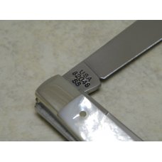 Case MM USA 2000 Pearl 82048 SS Millennium Slimline Trapper Farmers Jack Knife Case MM USA 2000 Pearl 82048 SS Millennium Slimline Trapper Farmers Jack Knife