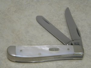 Case MM USA 2000 Pearl 8207 SS Millennium Mini Trapper Knife
