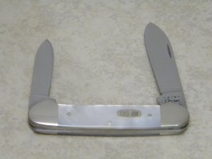 Case MM USA 2000 Pearl 82131 SS Millennium Canoe Knife