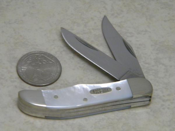 Case MM USA 2000 Pearl T.H. 82165 SS Millennium Tiny Folding Hunter Knife Case MM USA 2000 Pearl T.H. 82165 SS Millennium Tiny Folding Hunter Knife