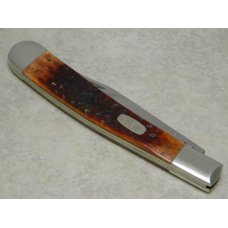 Case MM USA 2000 Chestnut Bone 6151 SS Millennium Banana Trapper Knife Case MM USA 2000 Chestnut Bone 6151 SS Millennium Banana Trapper Knife