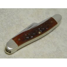Case MM USA 2000 Chestnut Bone 6318 SS Millennium Serpentine Stockman Knife Case MM USA 2000 Chestnut Bone 6318 SS Millennium Serpentine Stockman Knife