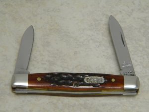 Case MM USA 2000 Chestnut Bone 62042 SS Millennium Pen Knife