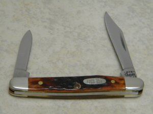 Case MM USA 2000 Chestnut Bone 6227 SS Millennium Small 2 Blade Stockman Knife