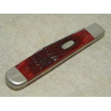 Case MM USA 2000 Old Red Bone 6111 1/2 SS Millennium 1 Blade Jack Knife
