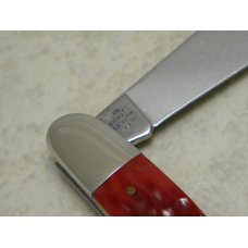 Case MM USA 2000 Old Red Bone 6240 SS Millennium Dogleg Trapper Knife Case MM USA 2000 Old Red Bone 6240 SS Millennium Dogleg Trapper Knife