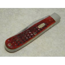 Case MM USA 2000 Old Red Bone 6254 SS Millennium Barehead Trapper Knife
