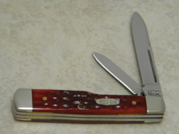 Case MM USA 2000 Old Red Bone 6215 SS Millennium Gunstock Jack Knife Case MM USA 2000 Old Red Bone 6215 SS Millennium Gunstock Jack Knife