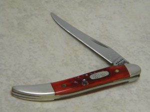 Case MM USA 2000 Old Red Bone 610096 SS Millennium Tiny Toothpick Knife