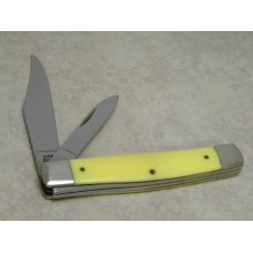 Case MM USA 2000 Yellow 3292 SS Millennium Large Jack Knife Case MM USA 2000 Yellow 3292 SS Millennium Large Jack Knife