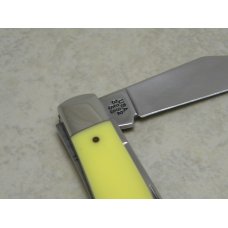 Case MM USA 2000 Yellow 3292 SS Millennium Large Jack Knife Case MM USA 2000 Yellow 3292 SS Millennium Large Jack Knife