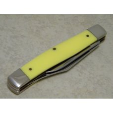 Case MM USA 2000 Yellow 3292 SS Millennium Large Jack Knife Case MM USA 2000 Yellow 3292 SS Millennium Large Jack Knife