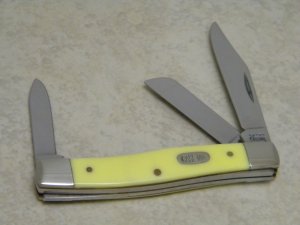 Case MM USA 2000 Yellow 33032 SS Millennium Medium Stockman Knife