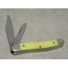 Case MM USA 2000 Yellow 32087 SS Millennium Serpentine Jack Knife Case MM USA 2000 Yellow 32087 SS Millennium Serpentine Jack Knife