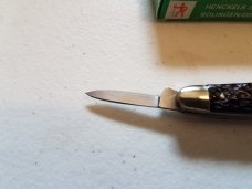 Vintage J.A. Henckels Twinworks 2-Blade Half Whittler -1780 with Pick Bone Handles NIB Vintage J.A. Henckels Twinworks 2-Blade Half Whittler -1780 with Pick Bone Handles NIB