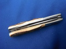 J.A. Henckels Genuine Stag 2 Blade Pocket Knife H-16-S Made in Solingen Germany J.A. Henckels Genuine Stag 2 Blade Pocket Knife H-16-S Made in Solingen Germany