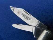 J.A. Henckels Genuine Stag 2 Blade Pocket Knife H-16-S Made in Solingen Germany J.A. Henckels Genuine Stag 2 Blade Pocket Knife H-16-S Made in Solingen Germany