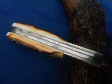 J.A. Henckels Genuine Stag 2 Blade Pocket Knife H-16-S Made in Solingen Germany J.A. Henckels Genuine Stag 2 Blade Pocket Knife H-16-S Made in Solingen Germany