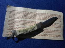 Parker Cut. Co. Hand Made Japan Bone EK-11 Manson Bowie Knife - NIB
