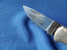 National Blade NJ USA Knife Little Humpback Engraved BLADE & SCRIMSHAW BONE Whaling Ship, JAPAN made National Blade NJ USA Knife Little Humpback Engraved BLADE & SCRIMSHAW BONE Whaling Ship, JAPAN made