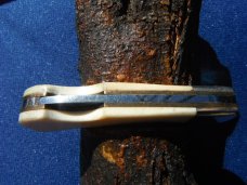 National Blade NJ USA Knife Little Humpback Engraved BLADE & SCRIMSHAW BONE Whaling Ship, JAPAN made National Blade NJ USA Knife Little Humpback Engraved BLADE & SCRIMSHAW BONE Whaling Ship, JAPAN made