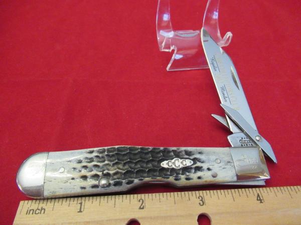 2002 Case XX Bone Cheetah Pattern # 6111 1/2 L SS 2002 Case XX Bone Cheetah Pattern # 6111 1/2 L SS