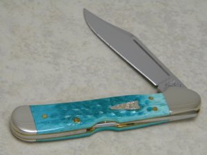 Case XX USA 2003 Jade Bone 61749L SS Mini Copperlock Knife