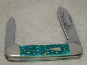 Case XX USA 2005 Jade Bone 62131 SS Canoe Knife