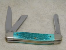 Case XX USA 2003 Jade Bone 6318 SS Medium Serpentine Stockman Knife Case XX USA 2003 Jade Bone 6318 SS Medium Serpentine Stockman Knife