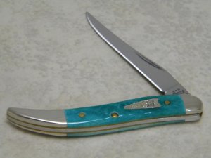 Case XX USA 2003 Jade Bone 610096 SS Tiny Toothpick Knife