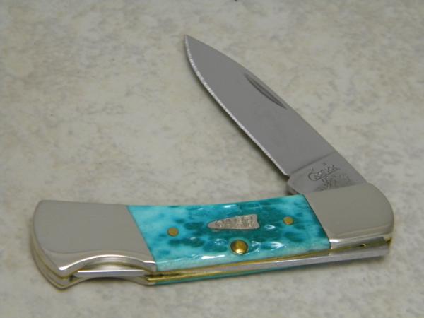 Case XX USA 2005 Jade Bone 61225L "1st Run" Lockback Knife Case XX USA 2005 Jade Bone 61225L "1st Run" Lockback Knife