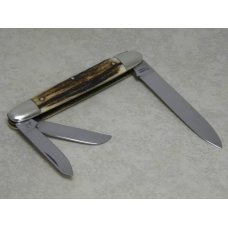 Kissing Crane Solingen Germany Stag 1975 NKC & DA Club Knife Whittler 1st NKCA Club Knife Kissing Crane Solingen Germany Stag 1975 NKC & DA Club Knife Whittler 1st NKCA Club Knife