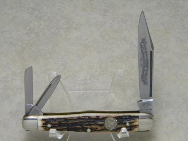 C. Schlieper German Eye Stag Whittler - 1996 NKCA Club Knife