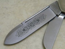 Kissing Crane Solingen Germany Stag Gunboat Canoe 1977 NKC&DA NKCA Club Knife