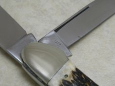 Kissing Crane Solingen Germany Stag Gunboat Canoe 1977 NKC&DA NKCA Club Knife