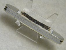 Kissing Crane Solingen Germany Stag Gunboat Canoe 1977 NKC&DA NKCA Club Knife